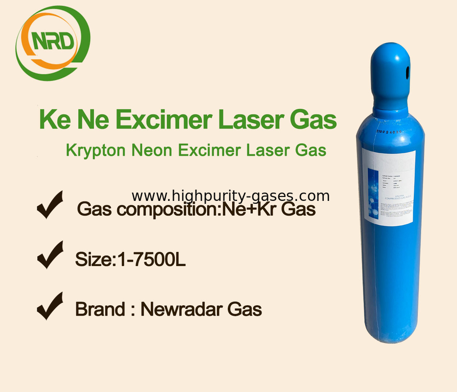 Conjunction Nitrogen Lasers Krypton Neon Mixtures Halogen Gas Mixture