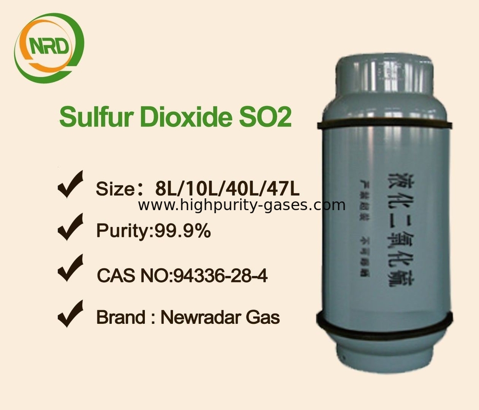 SO2 Liquid Sulphur Dioxide As Food Preservative CAS 94336-28-4